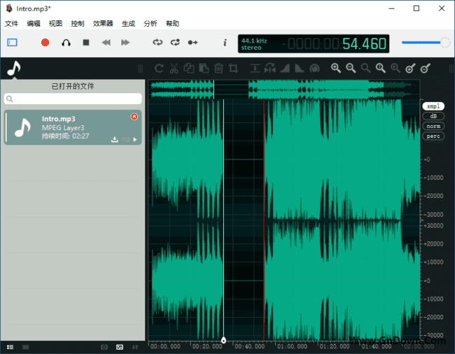 ocenaudio(录音和音频编辑软件) v3.20.0 多语便携版-第1张图片-爱下载 ocenaudio(录音和音频编辑软件) v3.20.0 多语便携版-第1张图片-爱下载