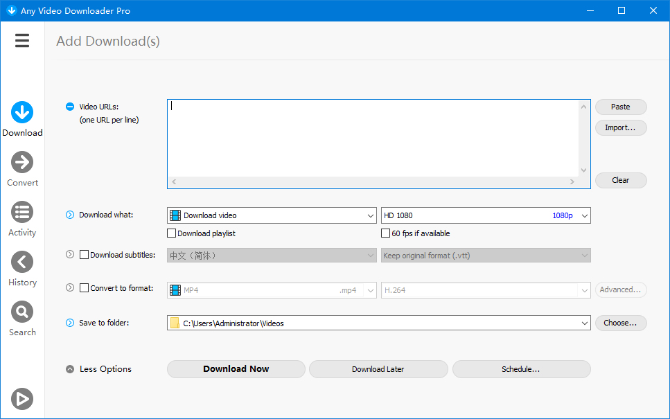视频下载工具 | Any Video Downloader Pro v10.4.16 便携版-第1张图片-爱下载 视频下载工具 | Any Video Downloader Pro v10.4.16 便携版-第1张图片-爱下载